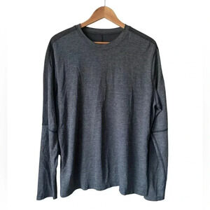 Lululemon Tech Long Sleeve Crew Neck Gray